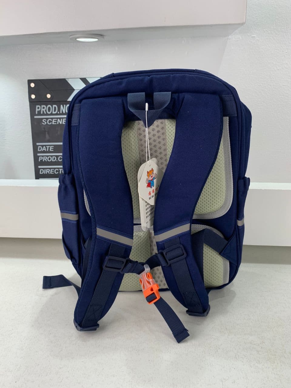 Sac à Dos Scolaire Orthopédique pour Enfants Xiao Wang Ya Bleu et Vert – محفظة مدرسية للأطفال أزرق وأخضر - Sac à dos et Mode - صورة حقيقية 6