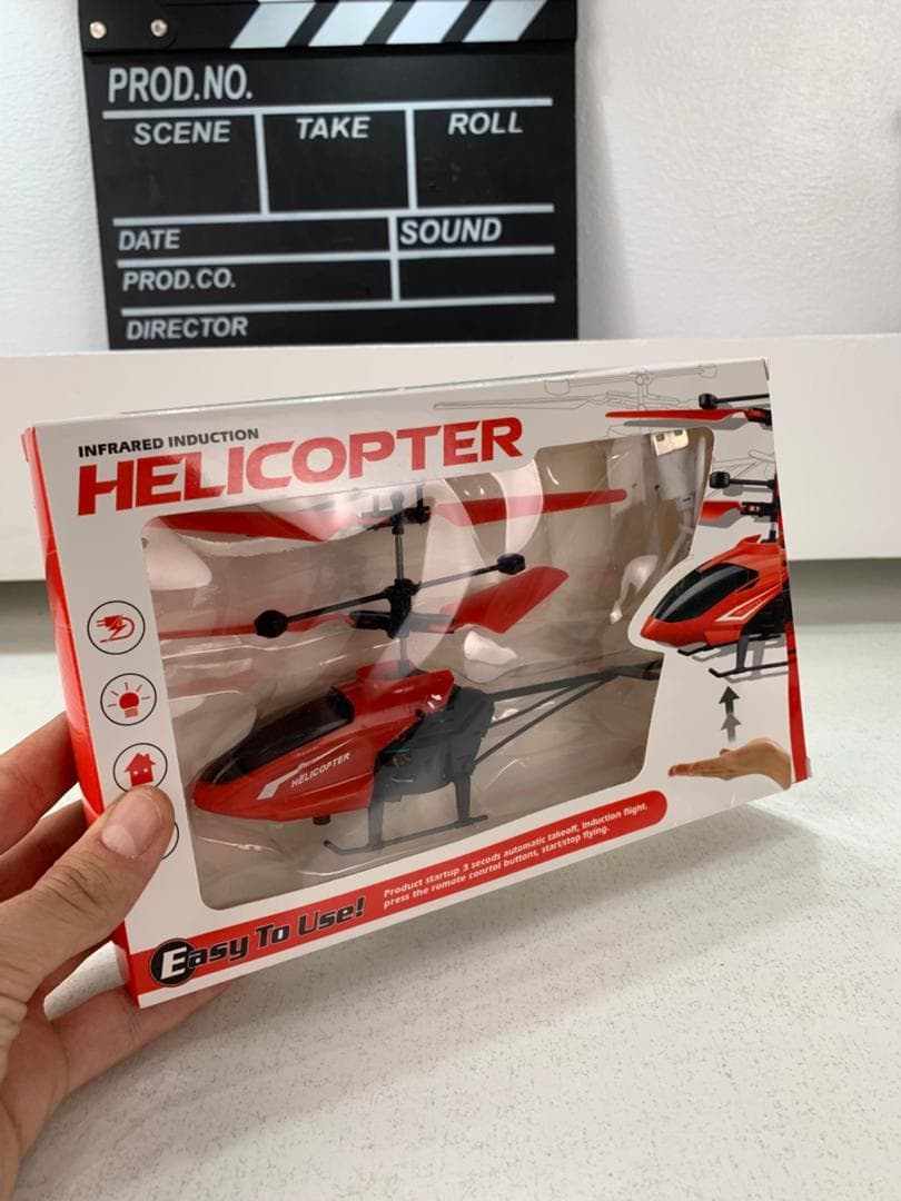Hélicoptère Rechargeable avec Capteur Infrarouge pour Enfants – طائرة هيليكوبتر لاسلكية للأطفال - Jouet & Gaming - صورة حقيقية 6