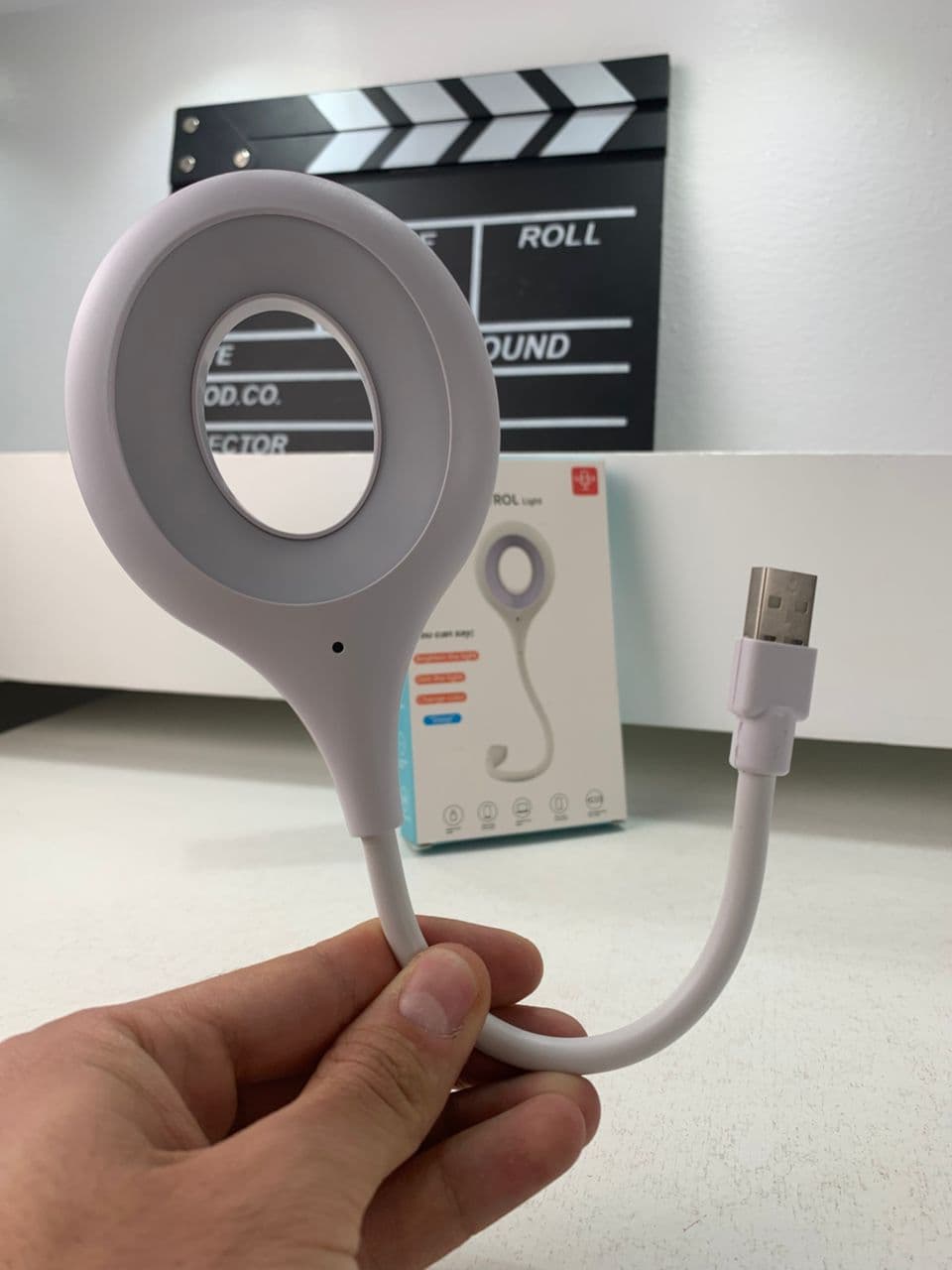 Lampe LED USB de Lecture à Commande Vocale – مصباح يعمل بالصوت - Électronique - صورة حقيقية 8