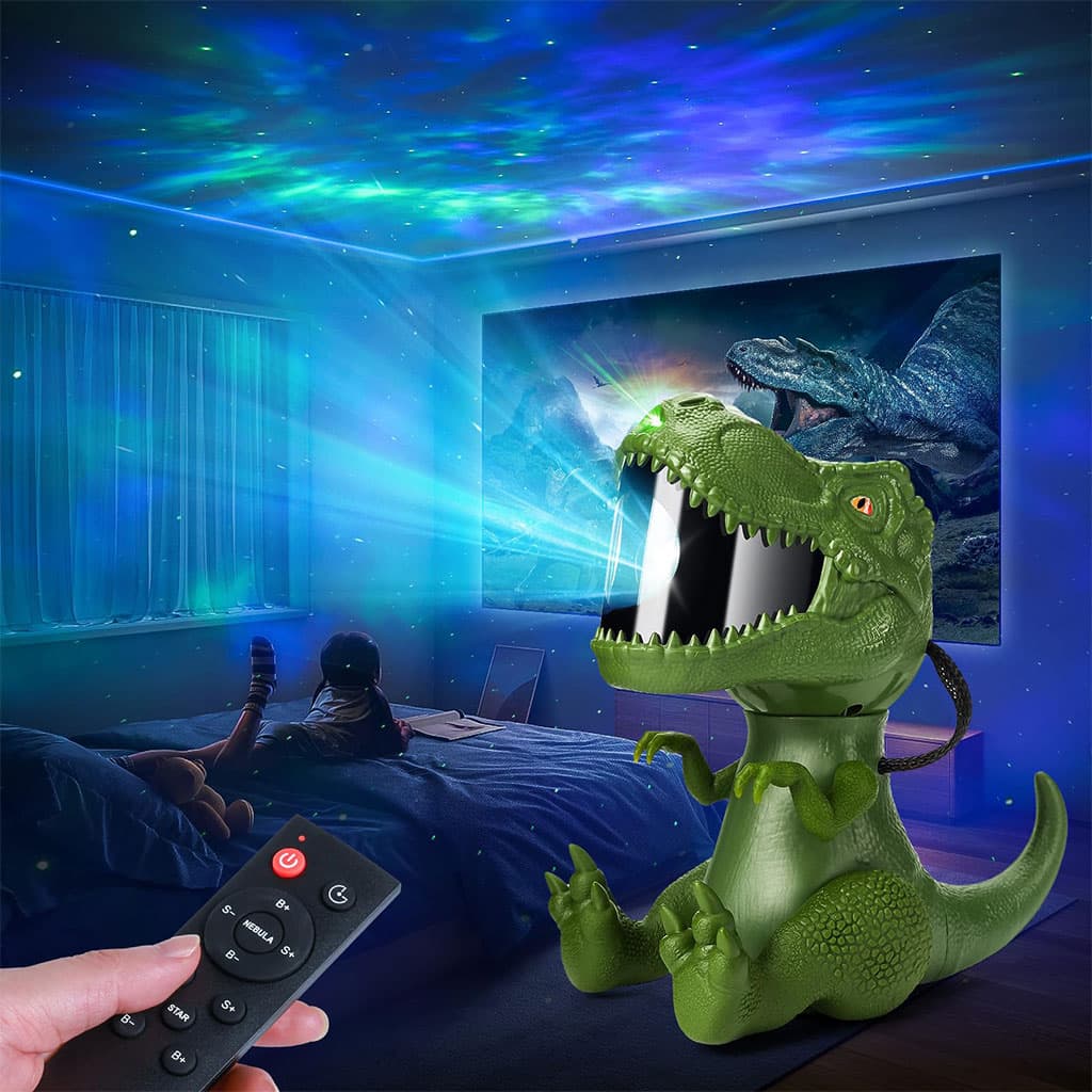 Dinosaure Projecteur Galaxie et Haut Parleur avec Télécommande – جهاز عرض نجوم ومكبر صوت - Électronique - صورة 1