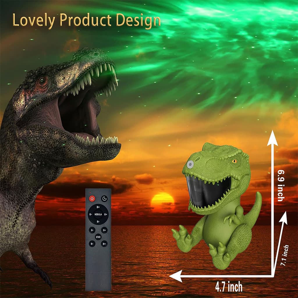 Dinosaure Projecteur Galaxie et Haut Parleur avec Télécommande – جهاز عرض نجوم ومكبر صوت - Électronique - صورة 2