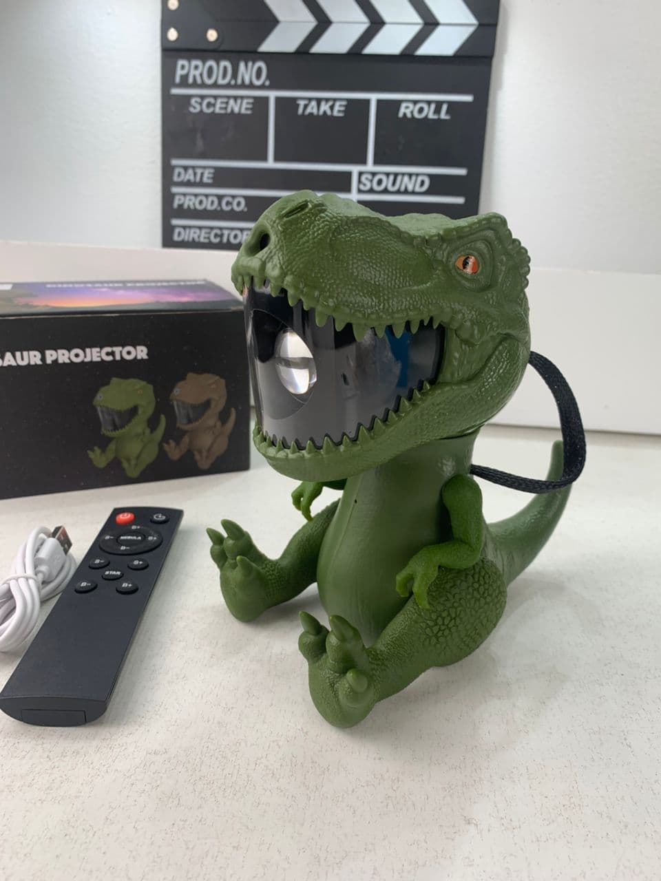 Dinosaure Projecteur Galaxie et Haut Parleur avec Télécommande – جهاز عرض نجوم ومكبر صوت - Électronique - صورة حقيقية 7