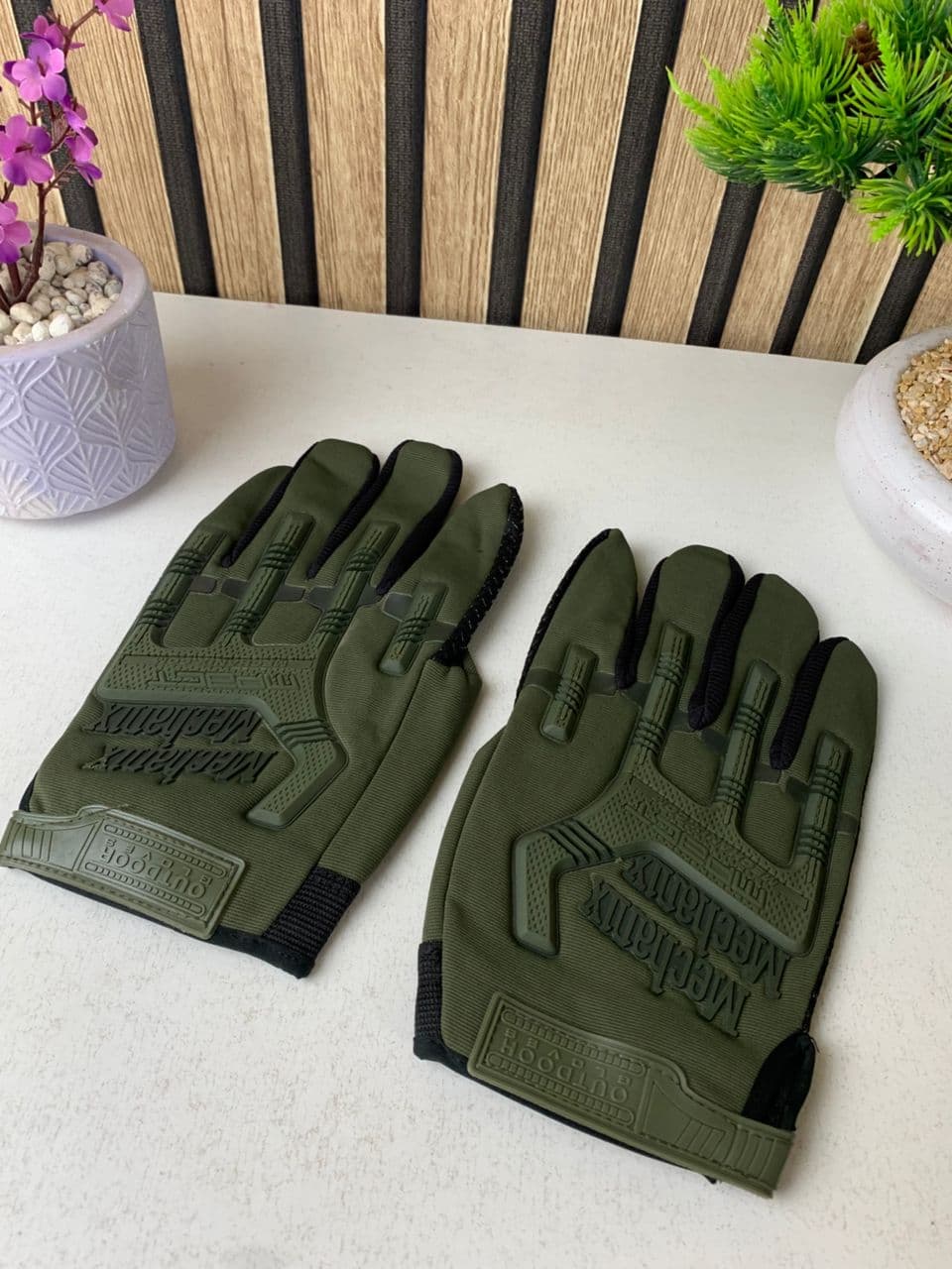 Gants Anti-dérapants pour moto avec conception d’amortissement – قفازات بخاصية اللمس وتصميم ممتص للصدمات - Accessoires Auto/Moto - صورة حقيقية 11