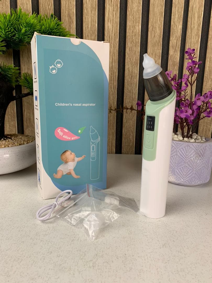 Aspirateur Nasal Électrique pour Bébé Adapté aux Nourrissons et Nouveau-nés – جهاز شفط للرضع - Maternité - صورة حقيقية 8
