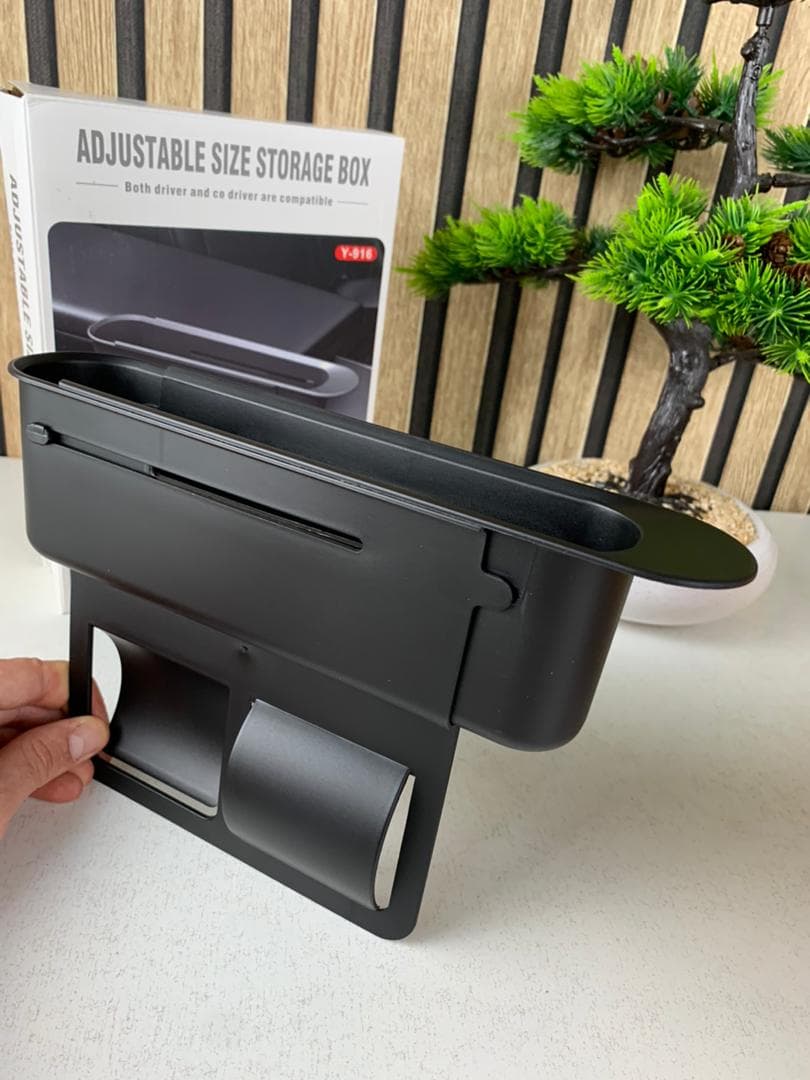 Boîte de Rangement Extensible entre les Sièges pour Voitures Y-916 – منظم أغراض في السيارة - Accessoires Auto/Moto - صورة حقيقية 7