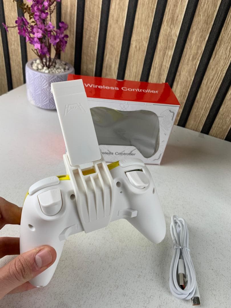 Manette de Jeu Sans Fil X6 Compatible P4,P3, Android, iOS, PC, Switch, TV Box – يد تحكم لاسلكية - Jouet & Gaming - صورة حقيقية 8