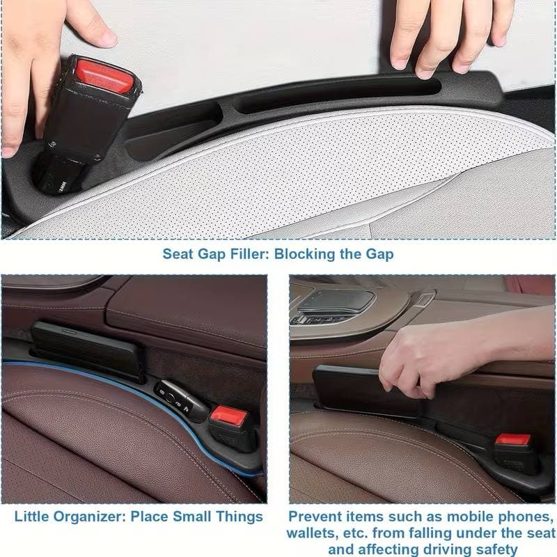Organisateur de remplissage de joint de siège pour voiture 2Pcs – منظم أغراض في السيارة - Accessoires Auto/Moto - صورة 4