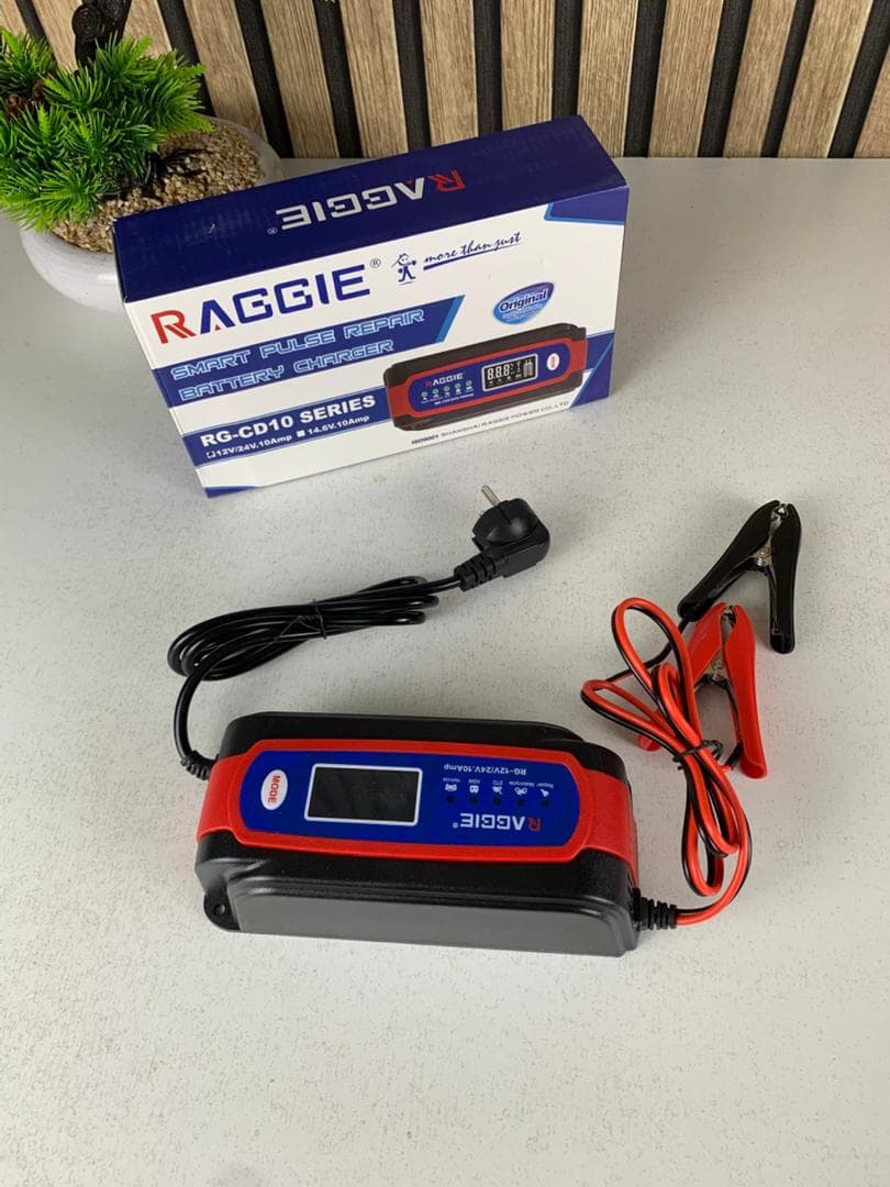 Chargeur de batterie voiture automatique intelligent 12-12v.10Amp – شاحن بطارية للسيارات - Accessoires Auto/Moto - صورة حقيقية 7