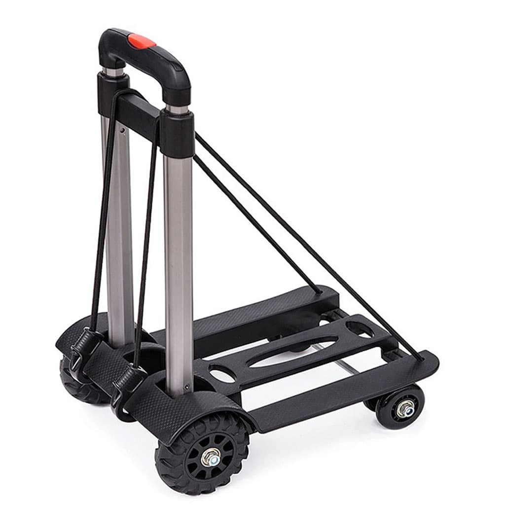 Chariot de manutention pliable et léger à 2 roues avec cordes élastiques – عربة خفيفة الوزن وقابلة للطي ذات عجلتين مع حبال مرنة - Divers - صورة 3