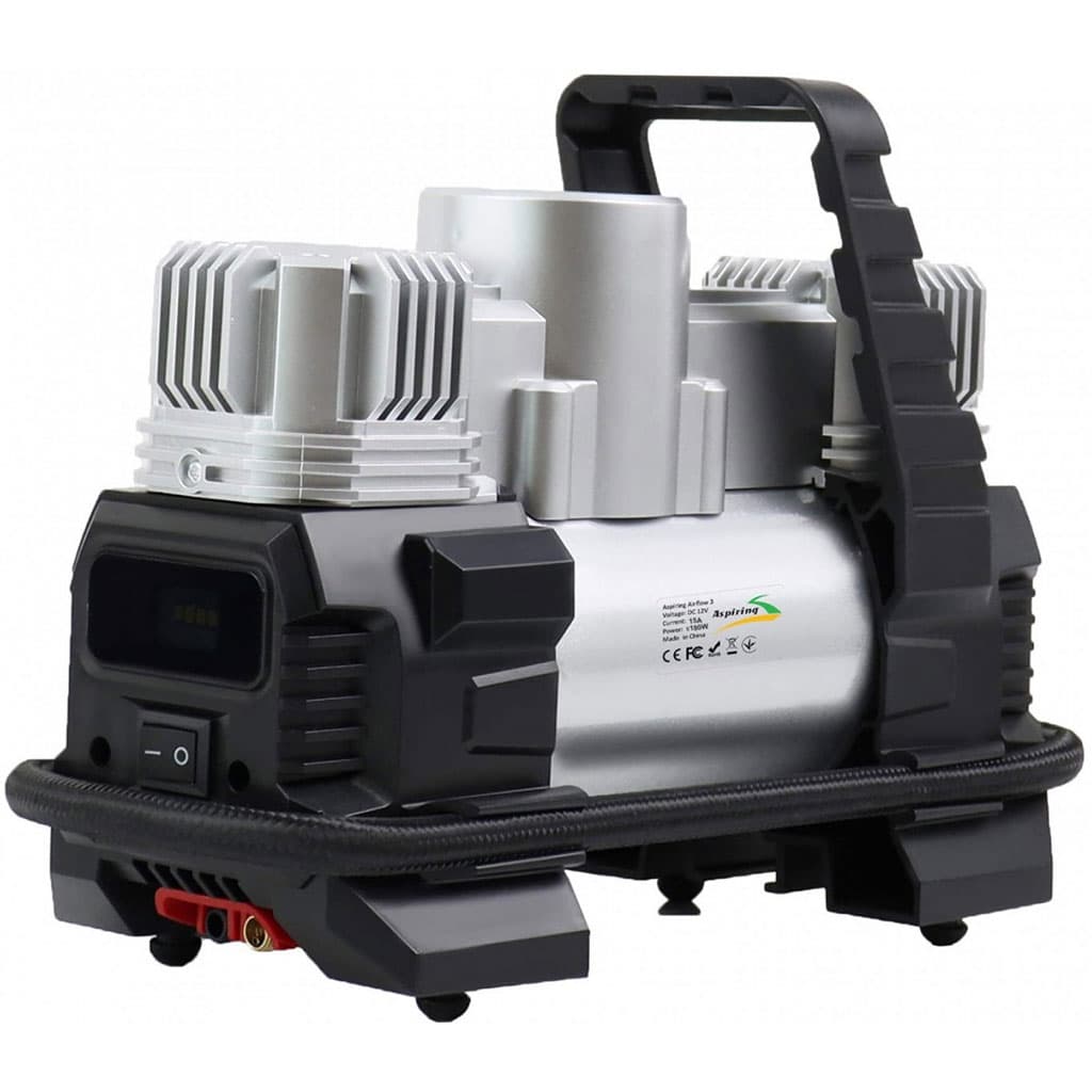 Compresseur de voiture à double piston écran LCD 180W 150psi BE0171 – جهاز ضغط العجلات للسياراة - Accessoires Auto/Moto - صورة 3