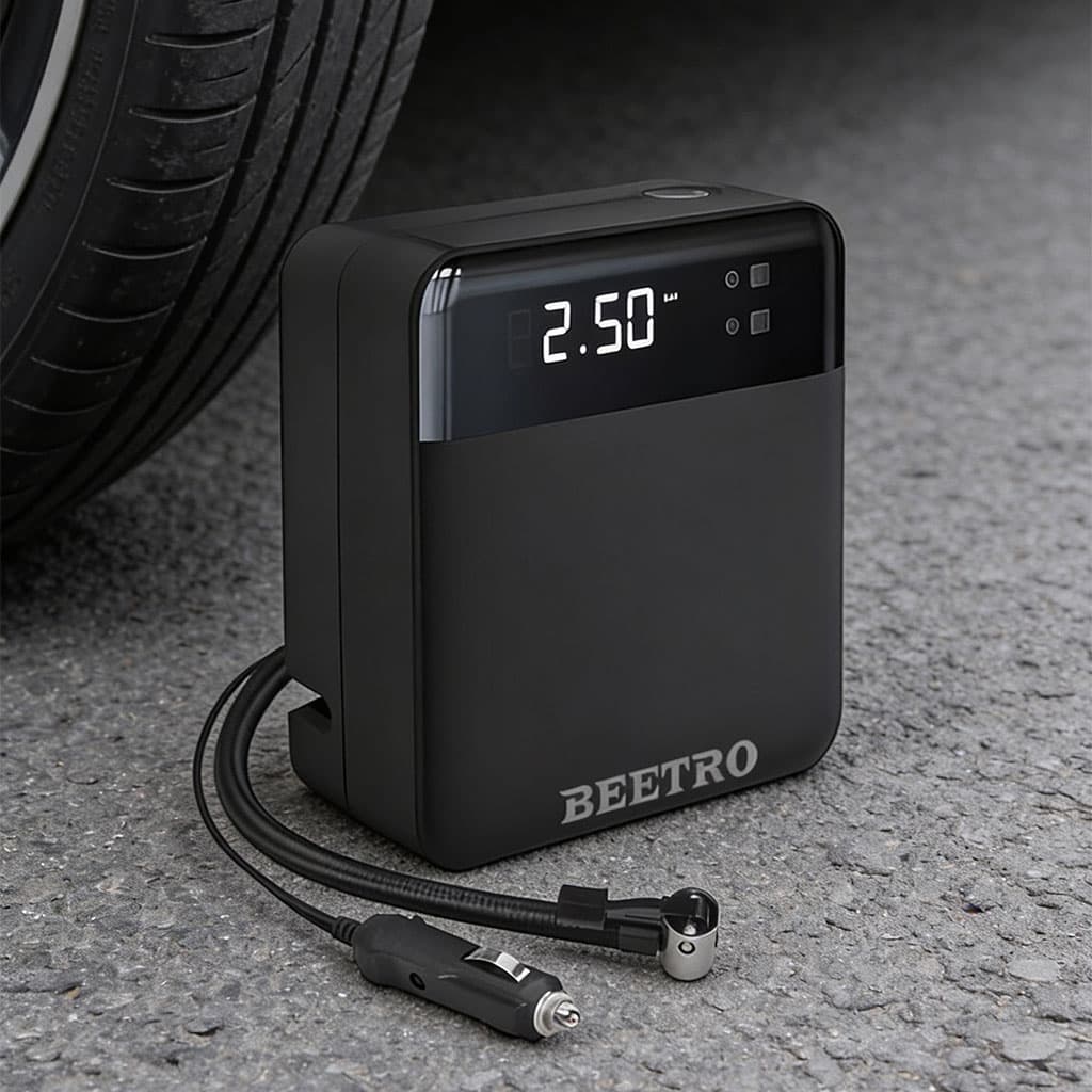 Compresseur de voiture écran LCD 100W 150psi BE0174 – جهاز ضغط العجلات للسياراة - Accessoires Auto/Moto - صورة 3