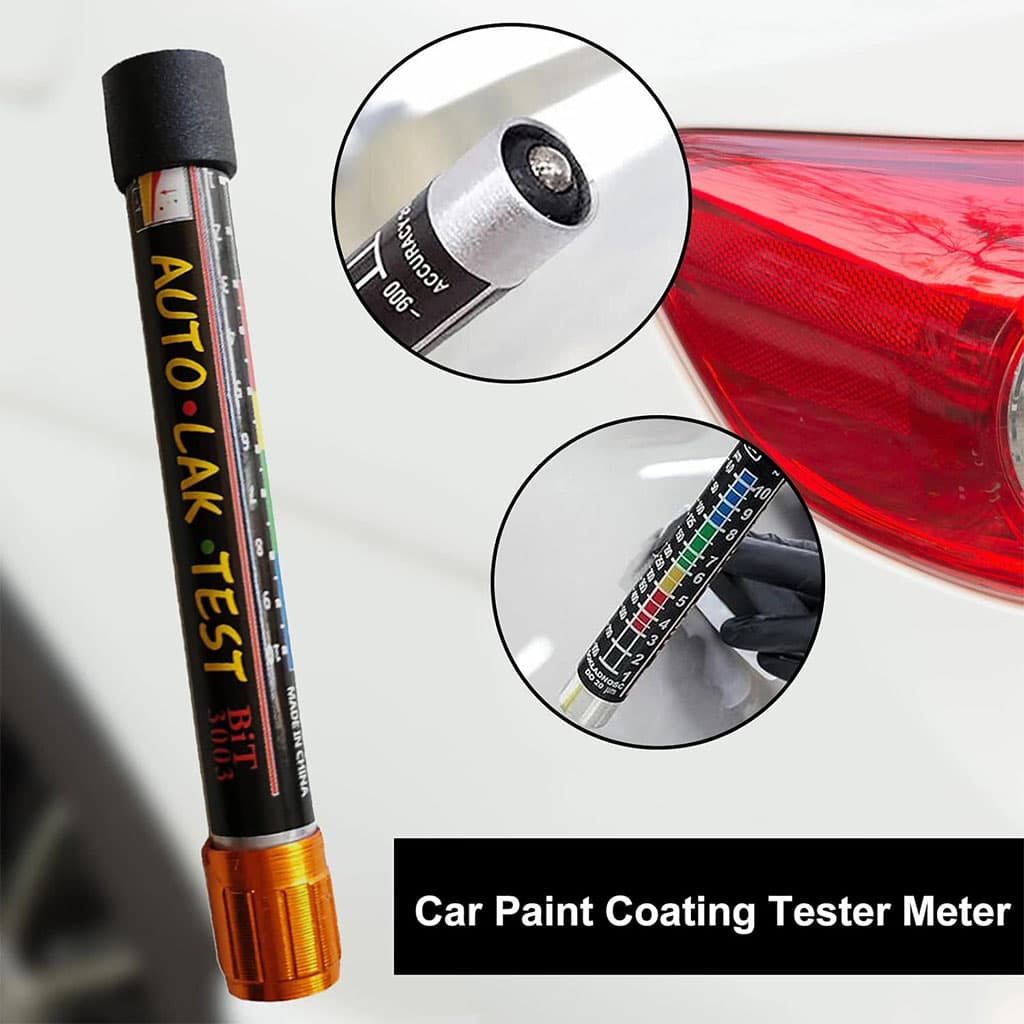 Testeur d’épaisseur de peinture avec échelle de pointe magnétique pour voitures - Accessoires Auto/Moto - صورة 2