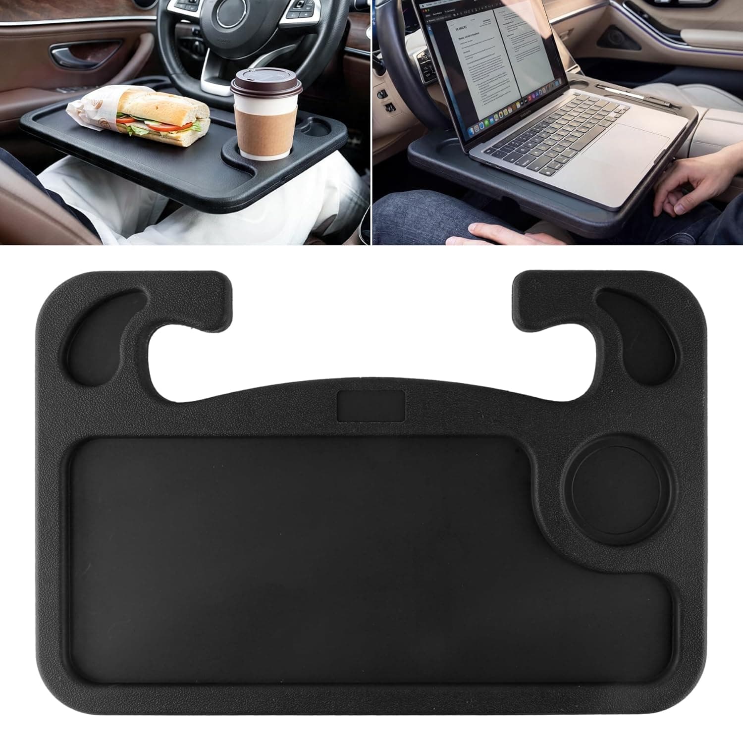 Plateau de Volant de Voiture Polyvalent Double Face - طاولة عجلة القيادة المحمولة للسيارة - Accessoires Auto/Moto - صورة 1