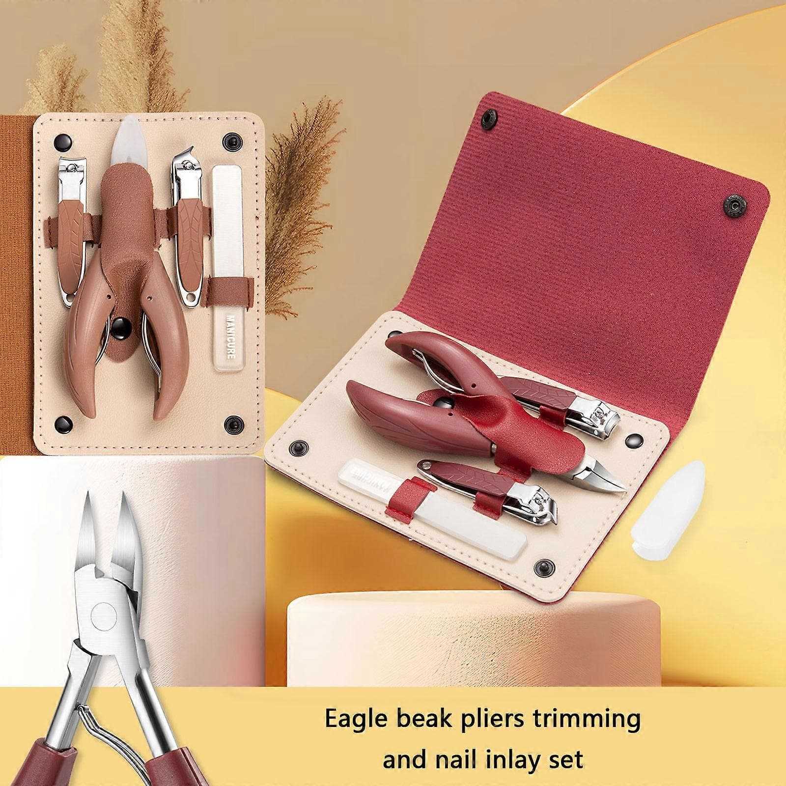 Kit de Manucure et Pédicure Professionnel (4 Pièces) - طقم العناية بالأظافر والمانيكير المكون من 4 قطع - Soins et Beauté - صورة 3
