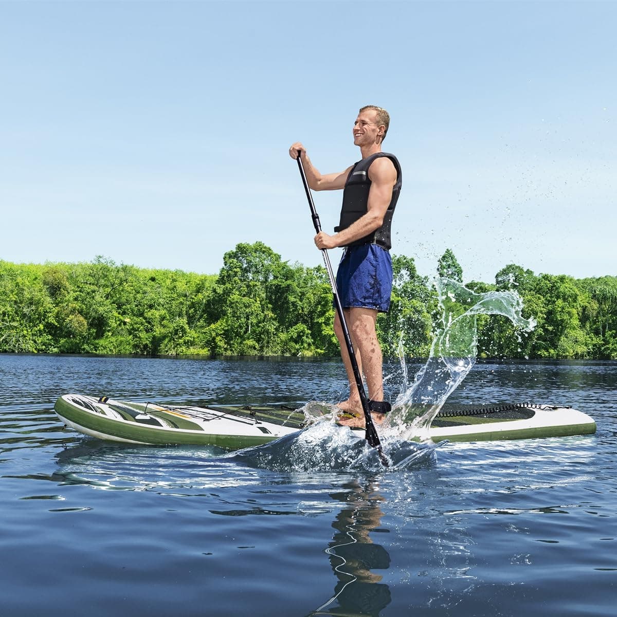 Paddle Gonflable Hydro-Force 310x86cm Bestway 65308 - لوح التجديف والموج القابل للنفخ - Camping et Randonnée - صورة 4