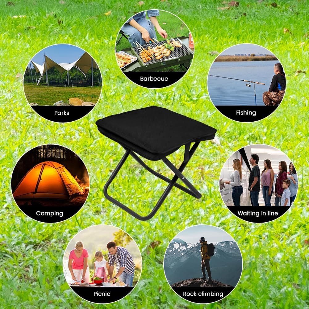 Tabouret de Camping Pliable et Ultra-Léger - كرسي التخييم المحمول القابل للطي - Camping et Randonnée - صورة 3