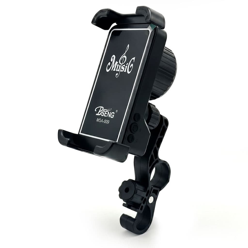 Support Téléphone avec Haut-parleur Induction et Charge Sans Fil - حامل هاتف ذكي متعدد الوظائف مع مكبر صوت وشاحن لاسلكي - Accessoires Auto/Moto - صورة 4