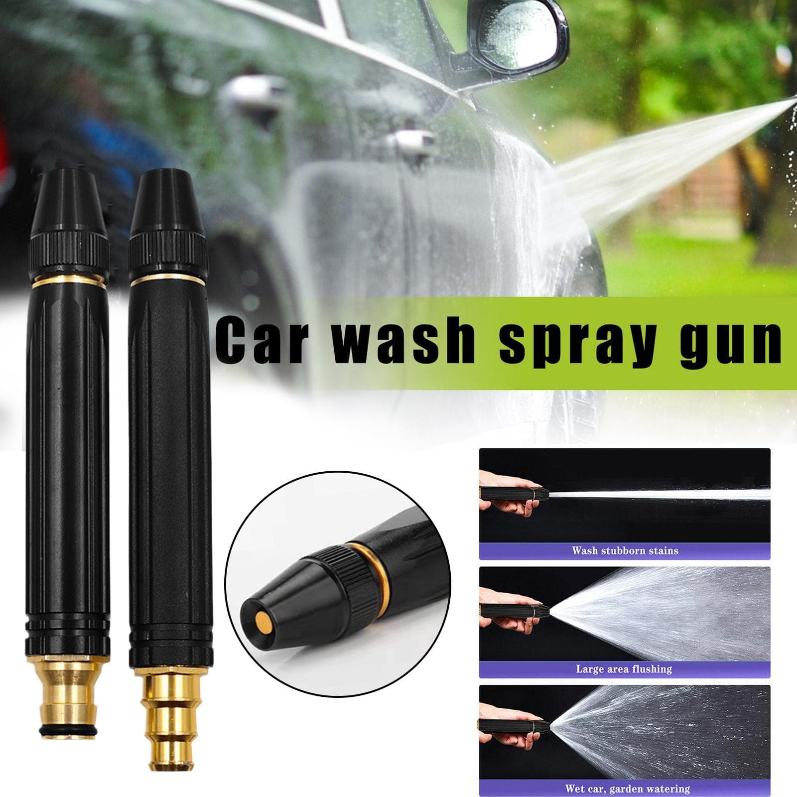 Pistolet à eau haute pression Portable 3 Mode de Spray - Accessoires Auto/Moto - صورة 1