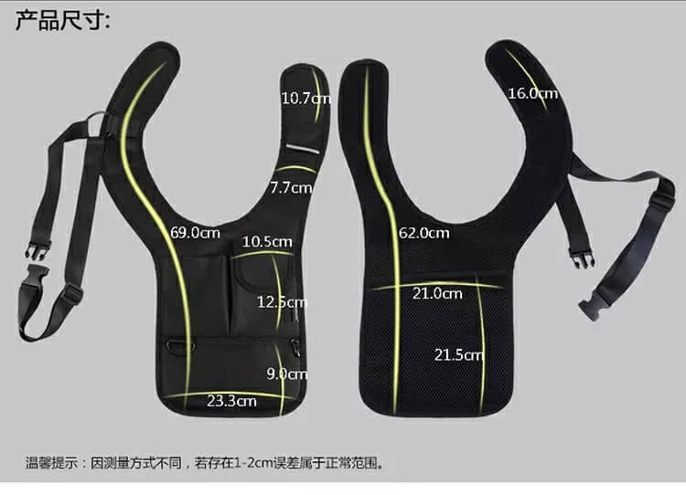 Sacoche  sous-bras Anti-vol Multi-Poche Design Élégant Pour Voyage Quotidien - Sac à dos et Mode - صورة 4