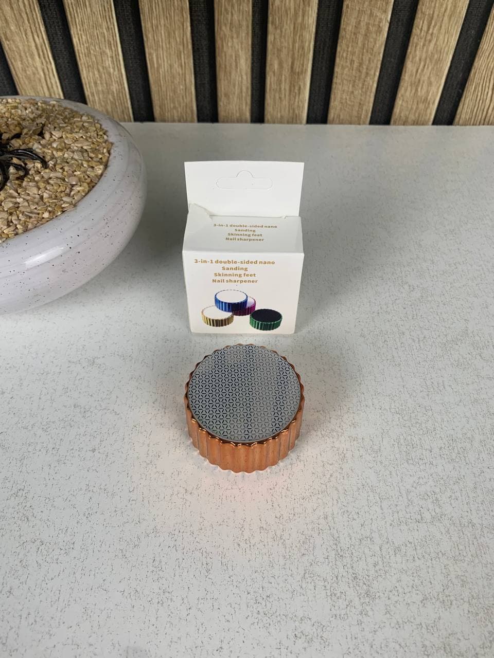 Épilateur Éliminateur de Poils et Peau Morte en Nano-Verre - مزيل الشعر ومقشر القدمين الكريستالي 2 في 1 - Soins et Beauté - صورة حقيقية 9