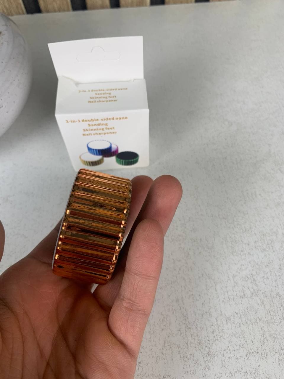 Épilateur Éliminateur de Poils et Peau Morte en Nano-Verre - مزيل الشعر ومقشر القدمين الكريستالي 2 في 1 - Soins et Beauté - صورة حقيقية 11