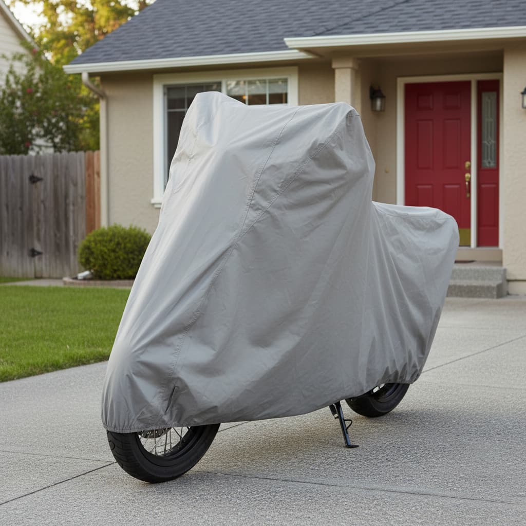 Housse de Moto Ultra Légère Taille Extensible Standard V2 - غطاء دراجة نارية احترافي قابل للتمدد - Accessoires Auto/Moto - صورة 1