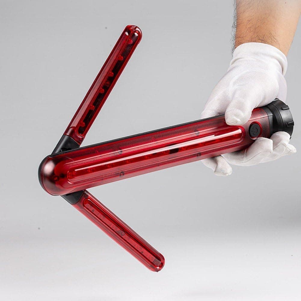 Bâton de Signalisation Routière LED Étanche et Réglable avec Base Magnétique - عصا الإشارة الضوئية لتنظيم المرور والسلامة الطرقية - Accessoires Auto/Moto - صورة 7
