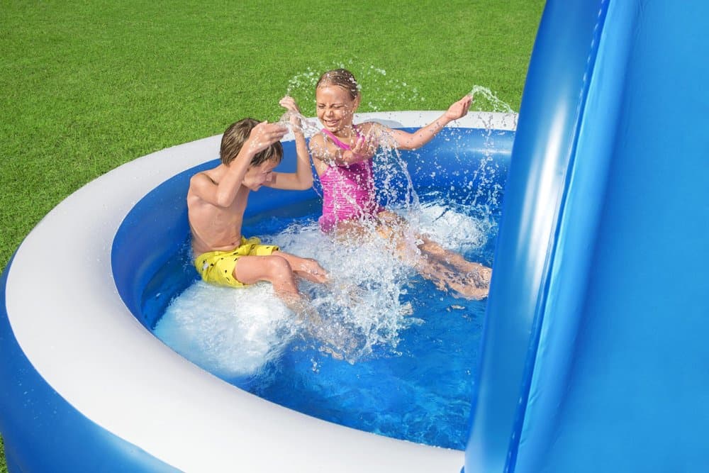 Piscine Gonflable Familiale Bestway 54337 Avec Parasol Amovible et Siège Confortable - مسبح عائلي مع مظلة واقية من الشمس ومقعد مريح - Vacance & Loisir - صورة 4
