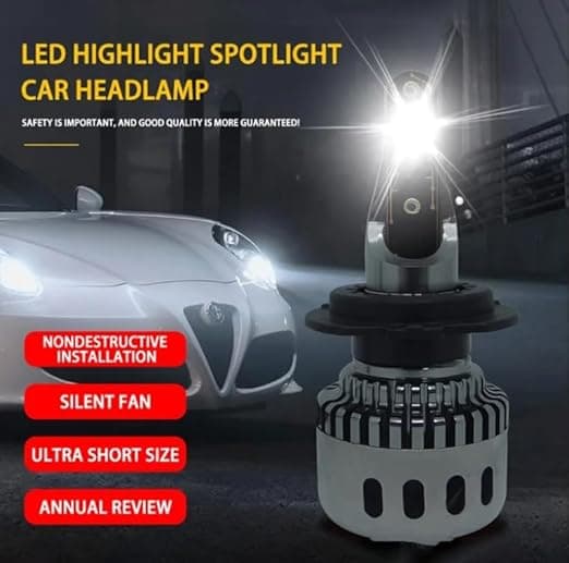 Kit Lampe de phare Canabus F10 H4 LED 6500K 60W - مصابيح إضاءة أمامية للسيارات - Accessoires Auto/Moto - صورة 4