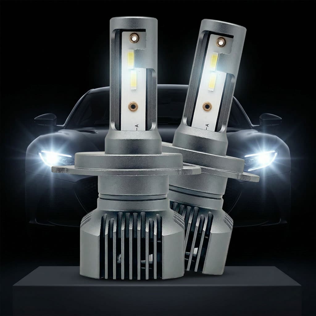 Kit Lampe de phare Canabus F10 H4 LED 6500K 60W - مصابيح إضاءة أمامية للسيارات - Accessoires Auto/Moto - صورة 6