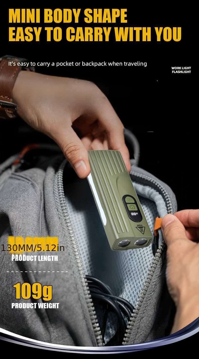 Lampe de Vélo Rechargeable Z-838 Multi-Fonction - Éclairage LED Puissant Lumière Latérale RGB - مصباح دراجة متعدد الوظائف مع إضاءة جانبية ملونة ومغناطيس قوي - Accessoires Auto/Moto - صورة 10