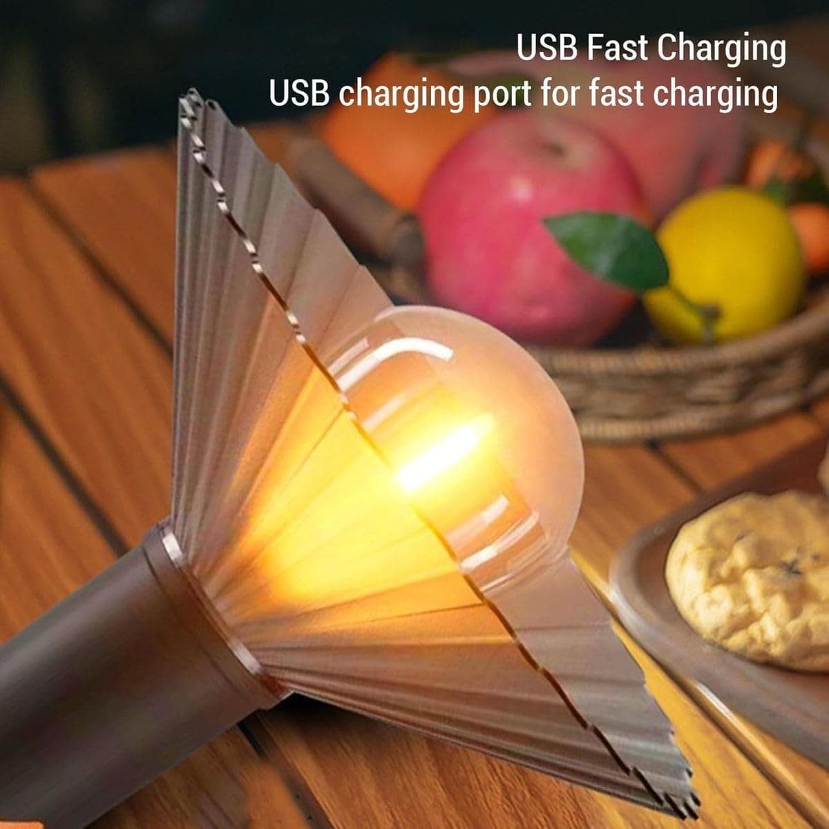 Lanterne de Camping Rechargeable 3 Niveaux de Luminosité avec Crochet de Suspension - مصباح تخييم وطوارئ قابل للشحن مع خطاف تعليق و3 مستويات إضاءة - Camping et Randonnée - صورة 2