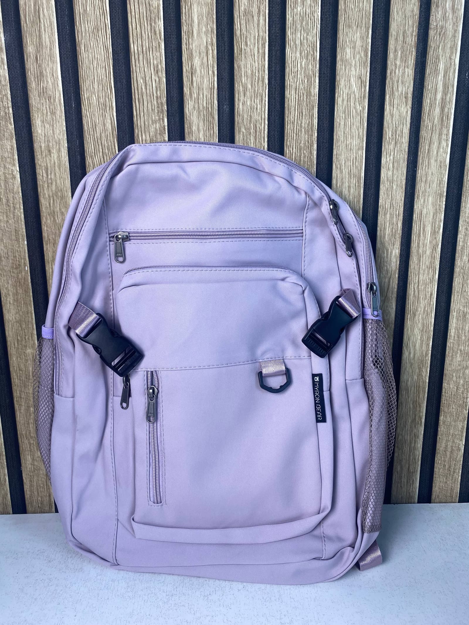 Sacs à dos Scolaire Style Décontracté Mauve SACKDS05MV - حقيبة ظهر مدرسية - Sac à dos et Mode - صورة حقيقية 2