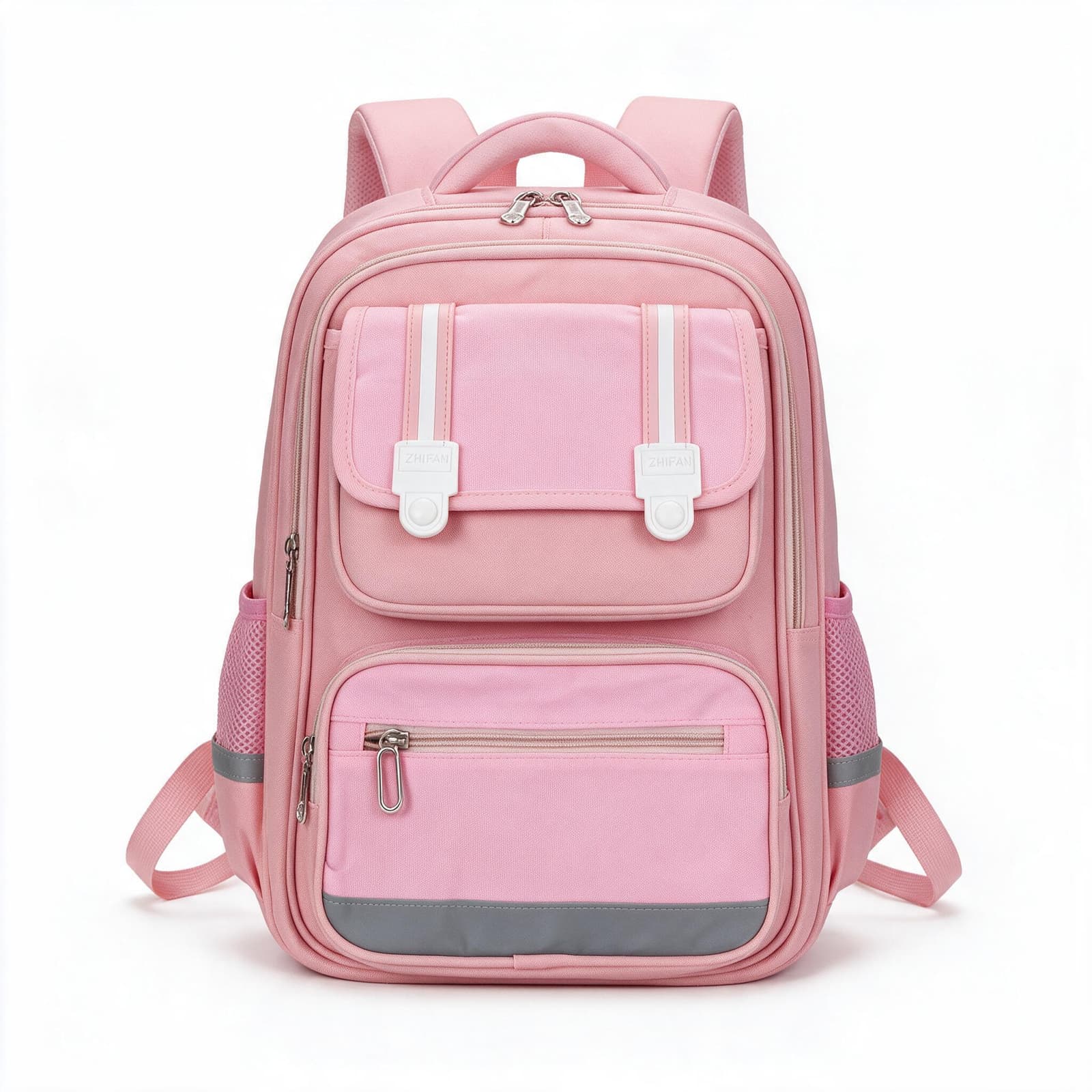 Sac à Dos Scolaire Style Kawaii Grand Volume Tissu Imperméable Rose SACKDS06RS - حقيبة مدرسية بتصميم كاوايي - Sac à dos et Mode - صورة 1