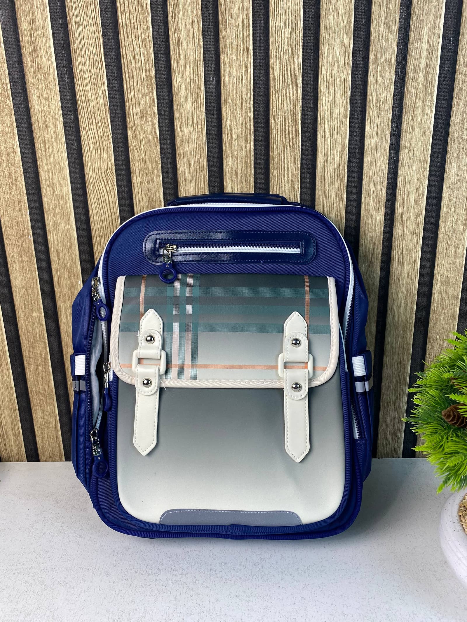Sac à Dos Scolaire pour Enfnats U-Shape Bleu SACKDS13BL - حقيبة مدرسية للأطفال - Sac à dos et Mode - صورة حقيقية 2