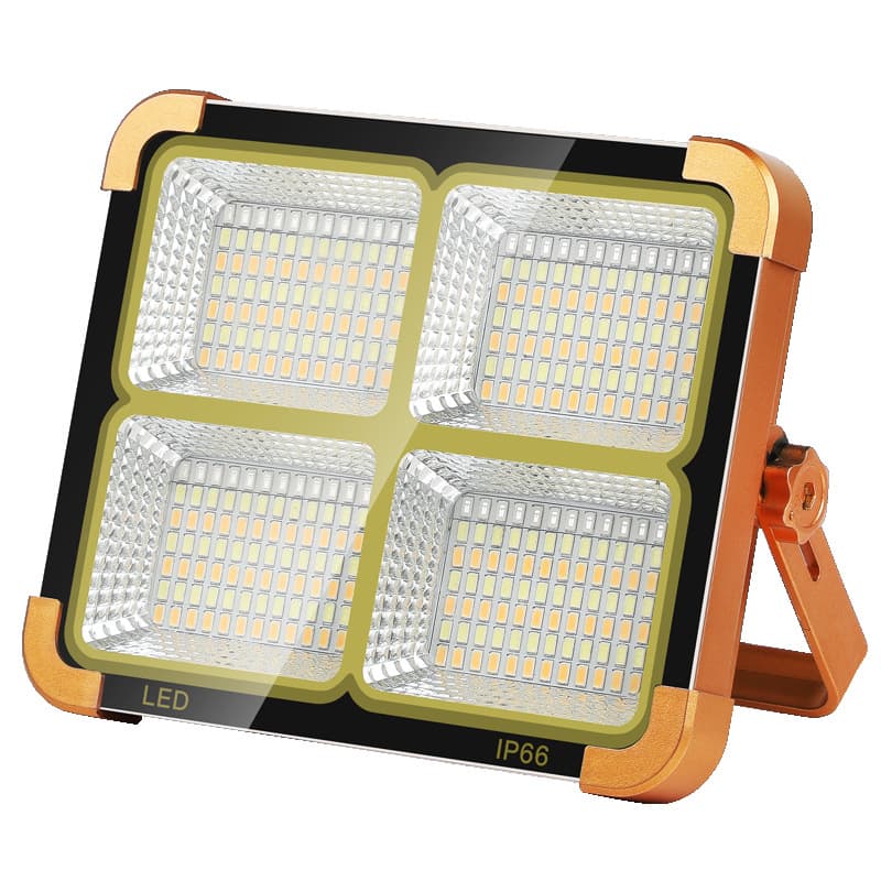 Projecteur Solaire étanche Rechargeable 4 modes Déclairage Power-Bank 1000W - Camping et Randonnée - صورة 5