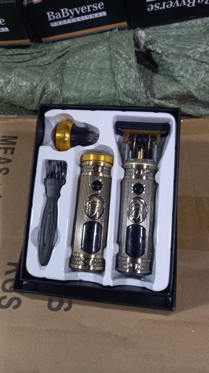 Ensemble de rasoir électrique pour hommes, tondeuse pour barbe et nez, chargeur USB, avec écran LCD - Soins et Beauté - صورة حقيقية 13