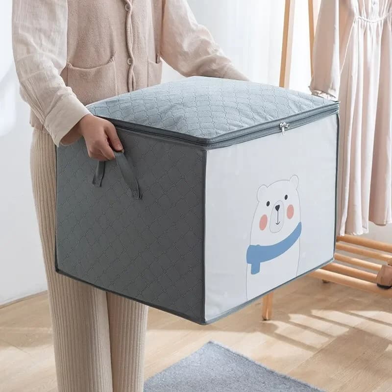 Sac de rangement Pliable pour vêtements à motifs de dessins animés - Maison - صورة 1