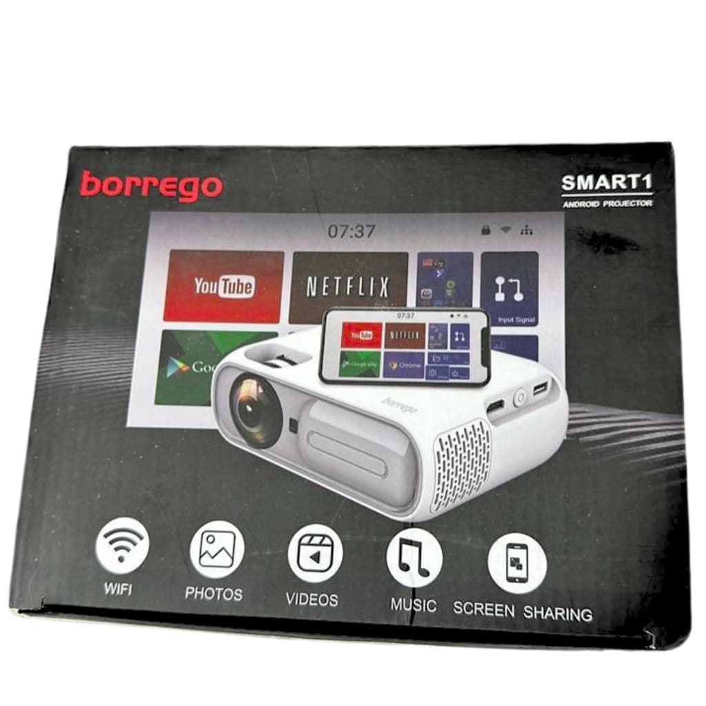 Borrego Projector Smart 1 Android 9.0 Bluetooth Projection technology 3.5inch LCD TFT display - Électronique - صورة 4
