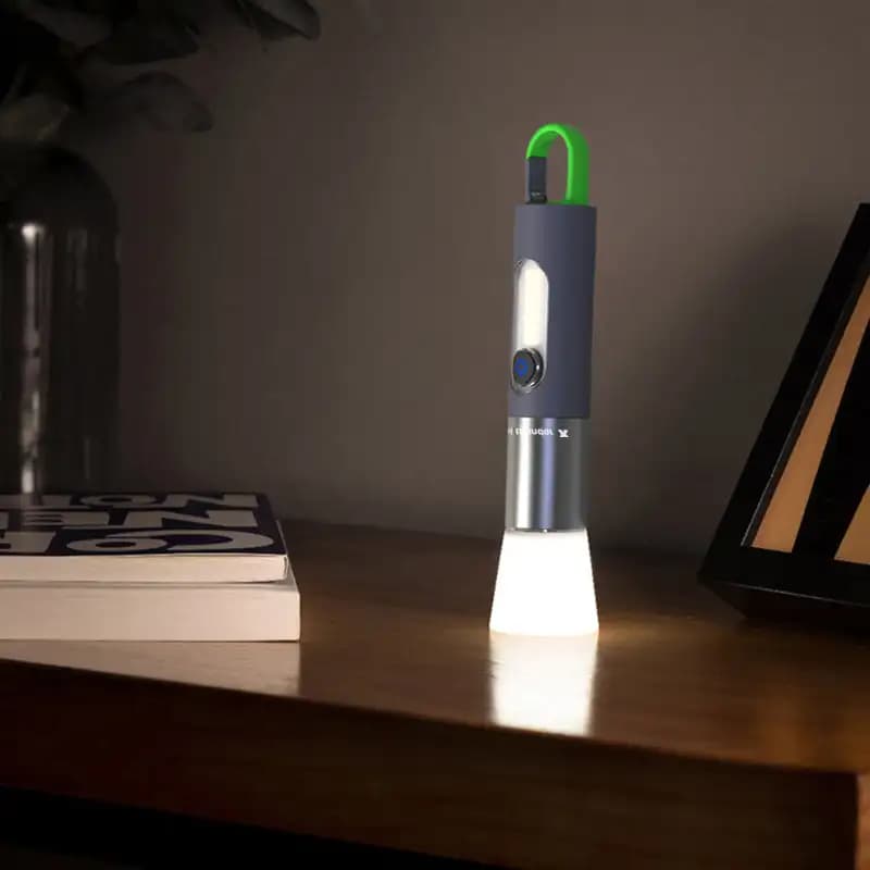 Lampe de poche LED zoomable 4 modes, Rechargeables 1800mAh - Camping et Randonnée - صورة 2