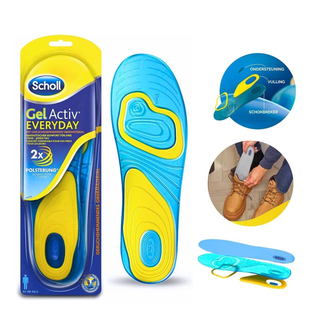 Sholl Semelles Active Gel Quotidien – فراش حذاء طبي مريح داخلي للاستخدام اليومي - Sport - صورة 1