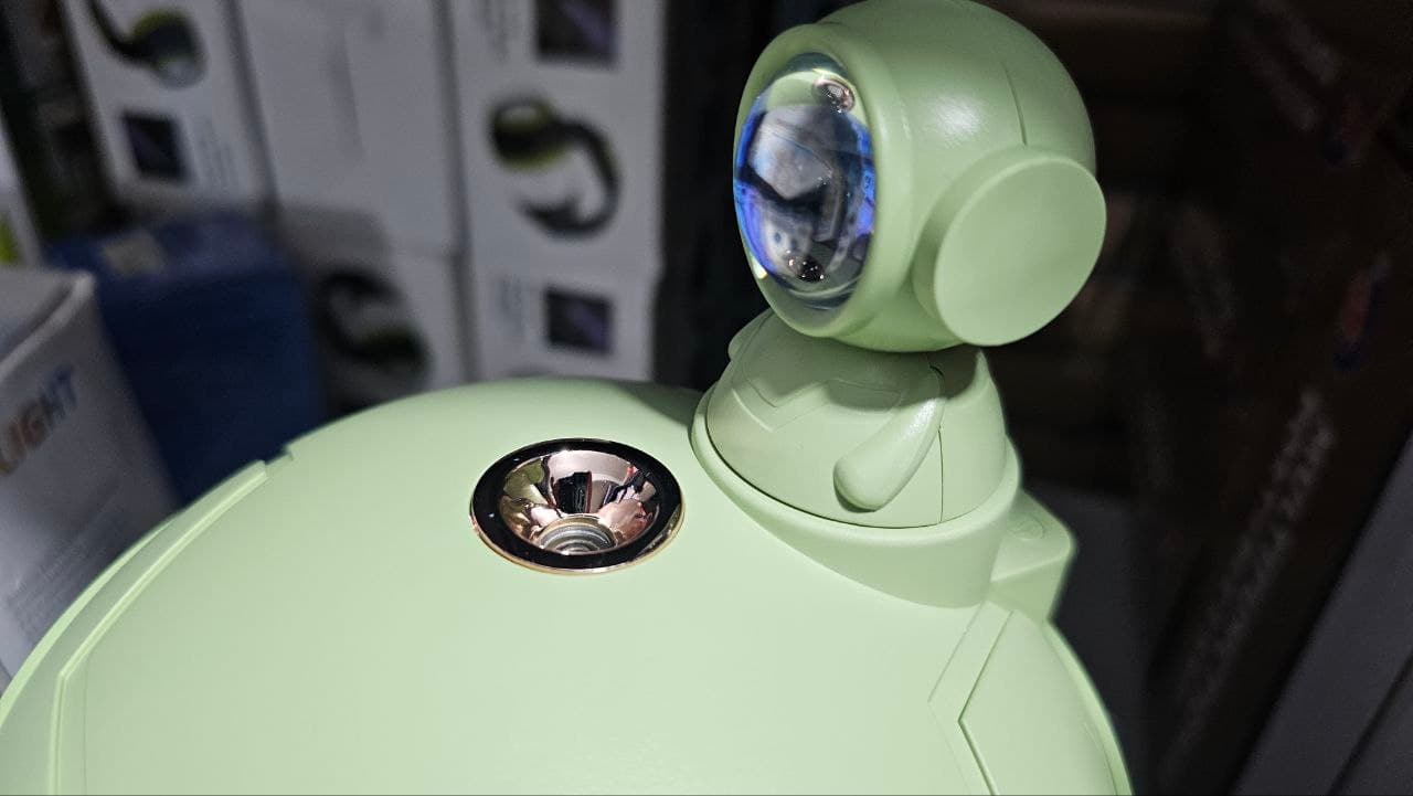Lampe de coucher de soleil d'astronaute et humidificateur d'air sans fil, diffuseur à batterie Rechargeable1200mAh - Électronique - صورة حقيقية 7