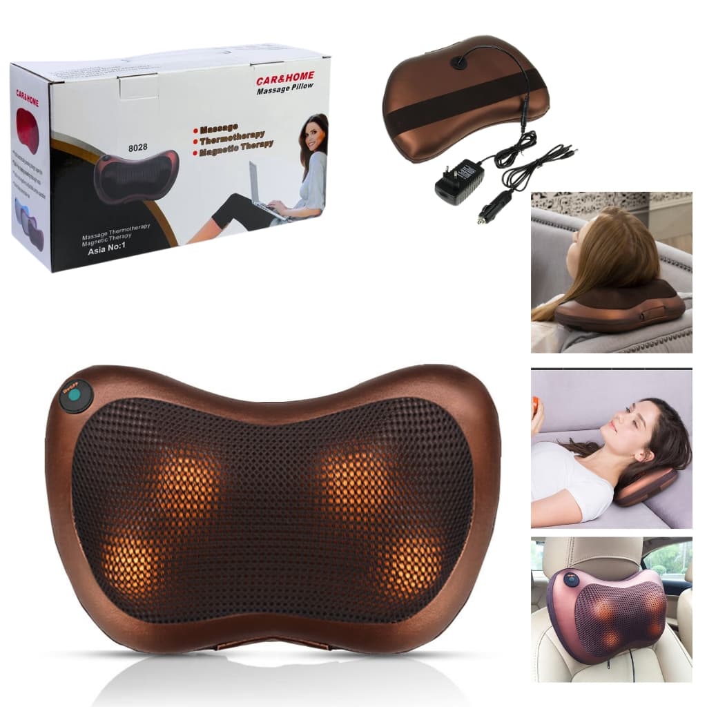 Oreiller Masseur chauffage IR, à partir du réseau 220 V et allume-cigare LuazON LMZ-046 - Électronique - صورة 1