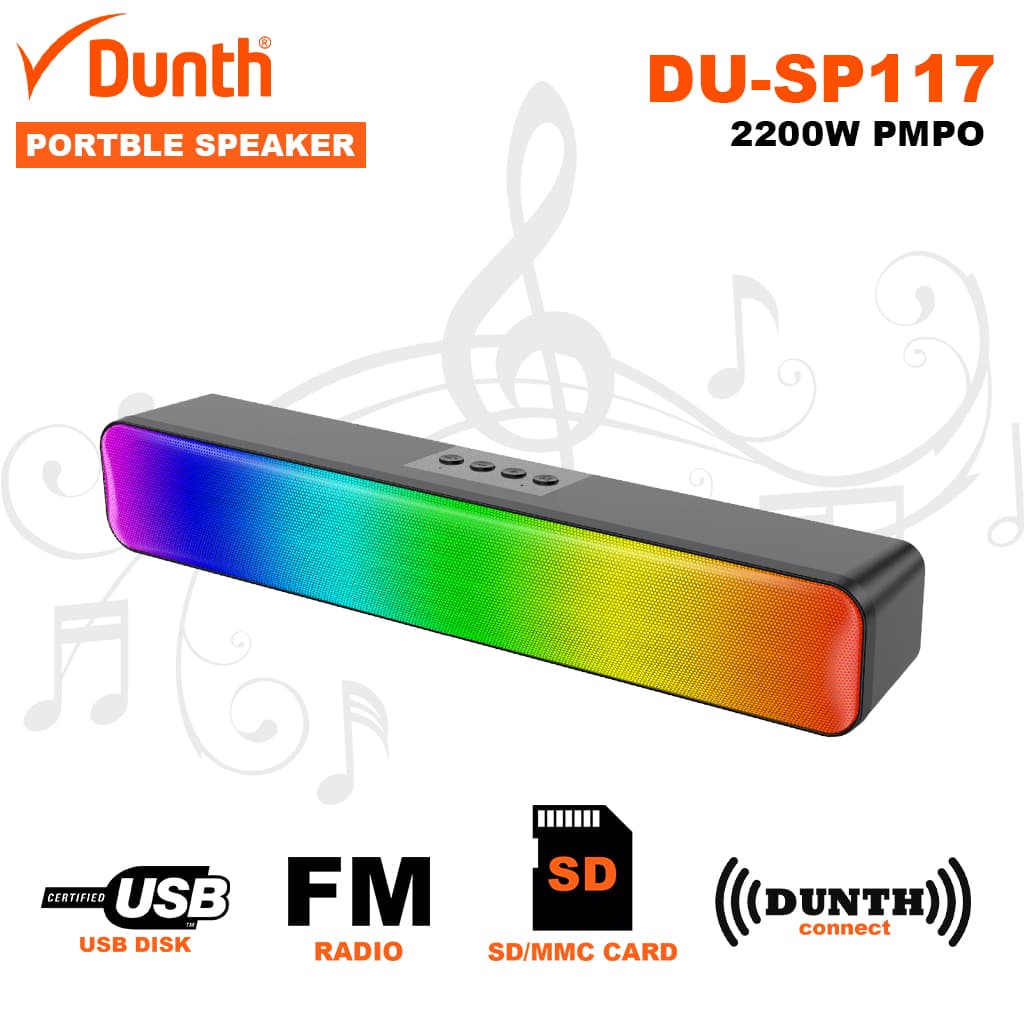 Ampli à batterie bluetooth haut parleur de haute qualité 2200W DUNTH DU-SP117 - Électronique - صورة 1