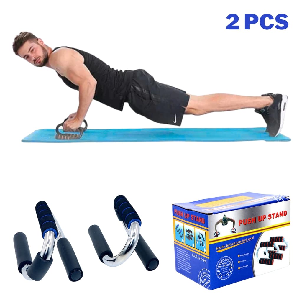 2 Barres Push-up Poignées De Fitness Poignées De Pompe - Sport - صورة 1