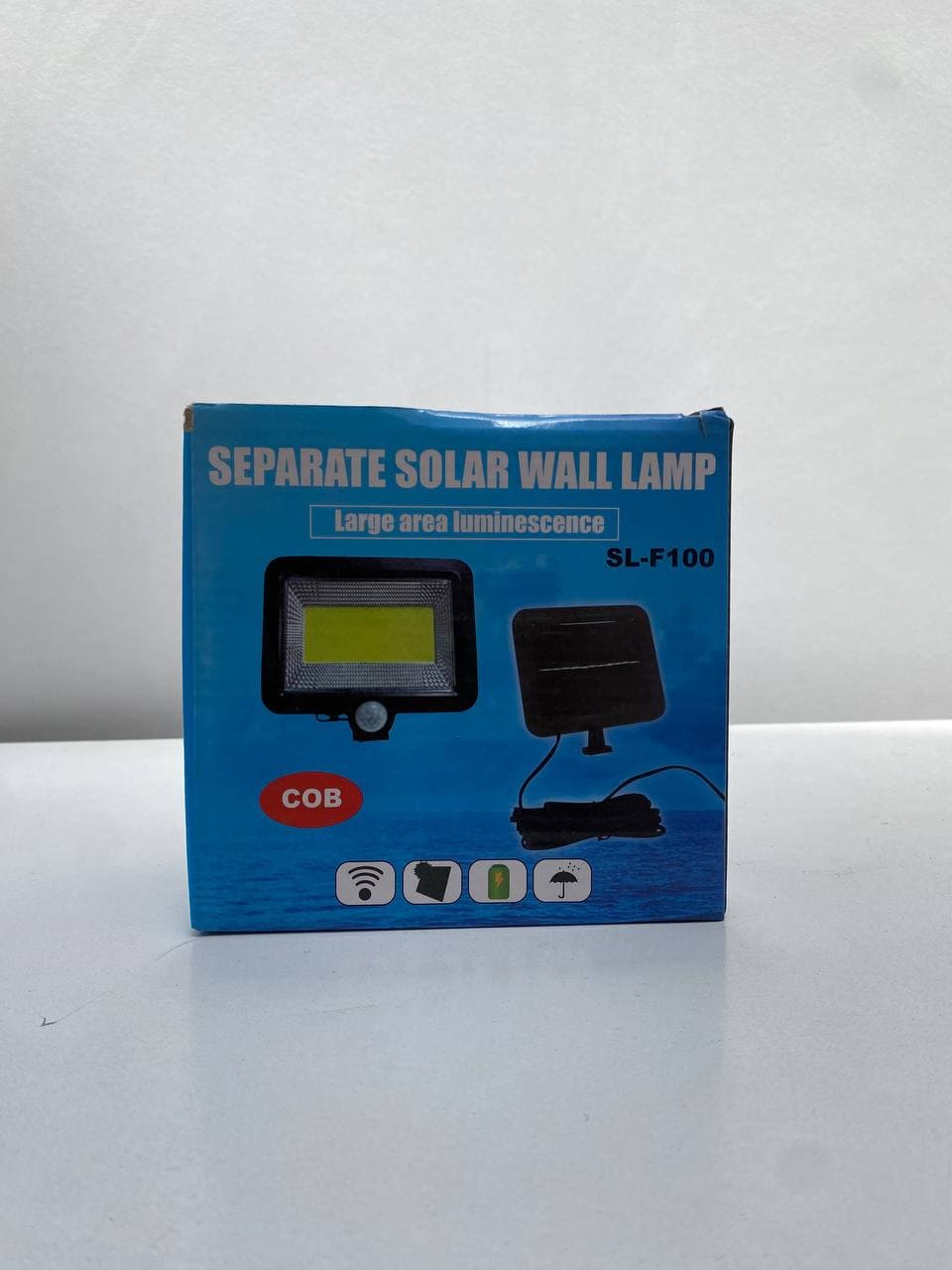 Lampe projecteur solaire LED et détecteur de mouvement 5W IP44 - SL-F100 - Électronique - صورة حقيقية 8