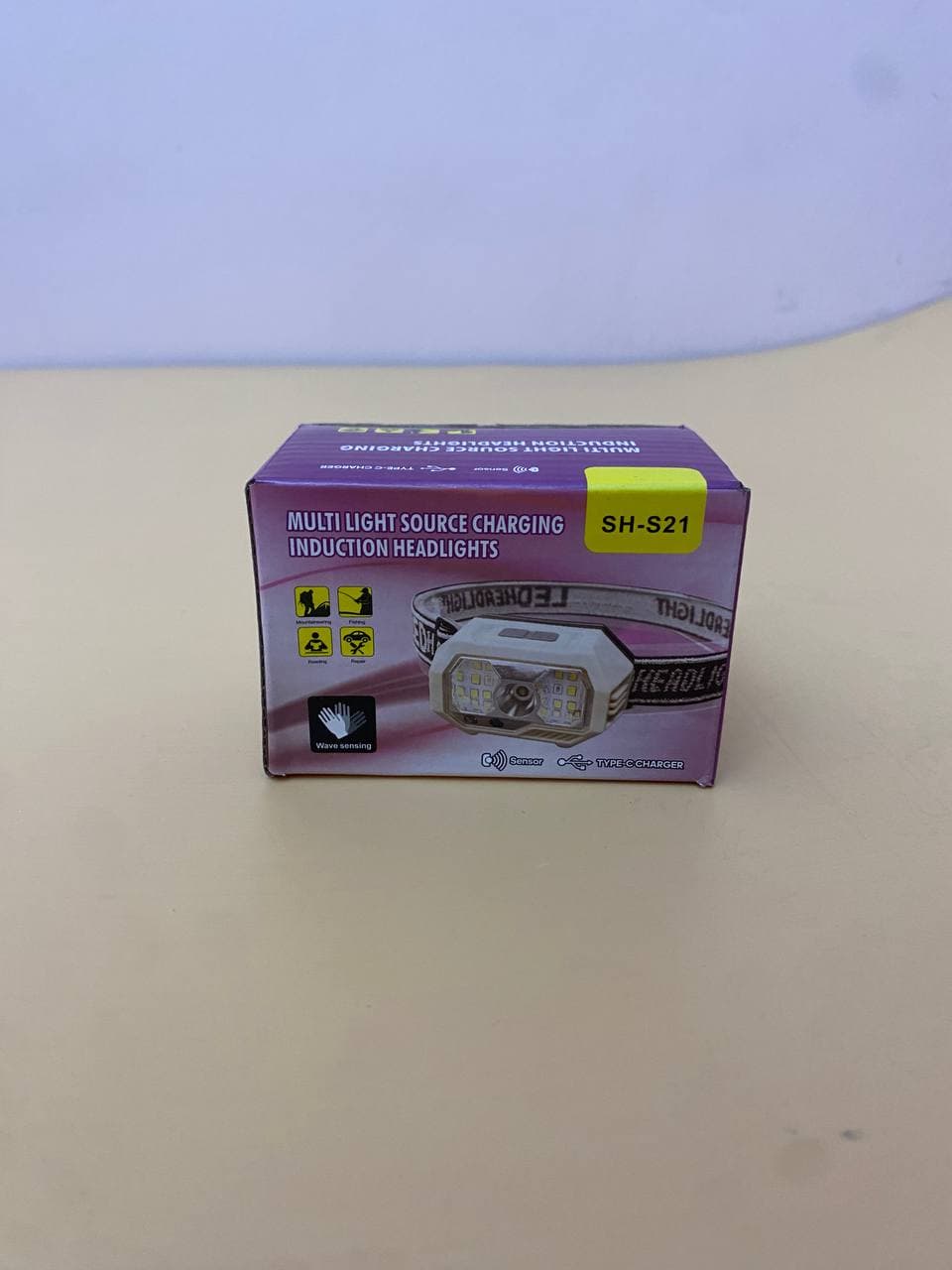 Lampe de Tête à Mouvement Rechargeable SH-S21 - Camping et Randonnée - صورة حقيقية 6