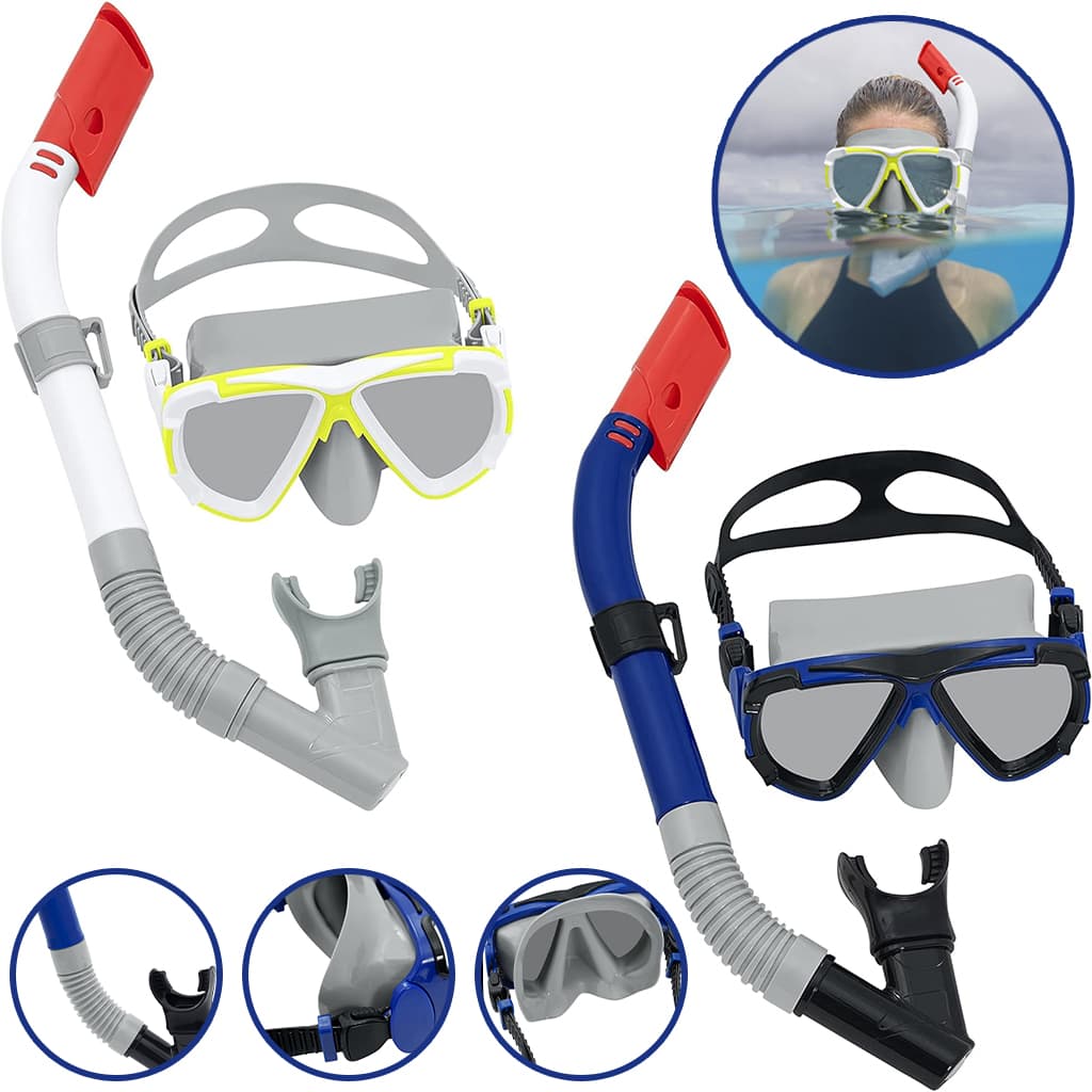 Bestway Masque et Tube Dominator pour Adultes dès 14 Ans 24053 - Sport - صورة 1