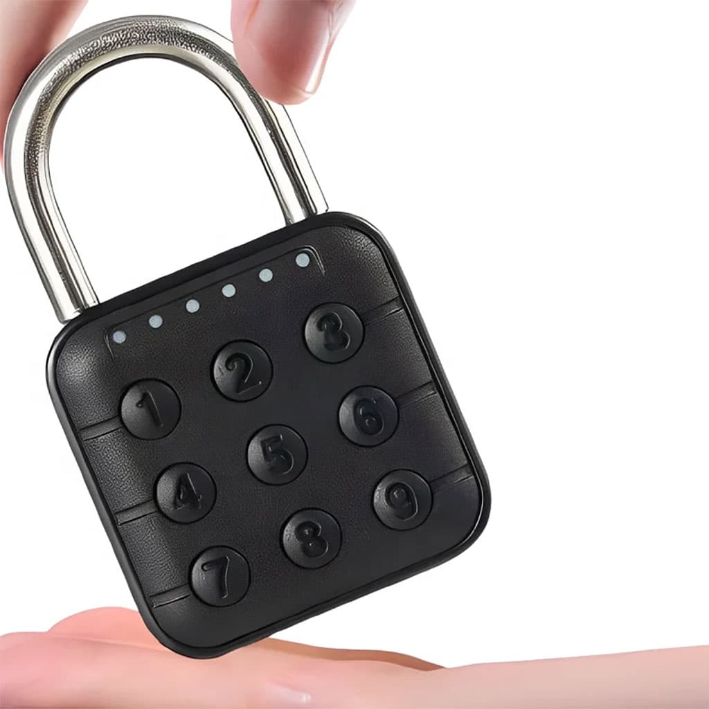 Cadenas à 9 Chiffres, Serrure En Métal Sans Clé - Outillage et Bricolage - صورة 2
