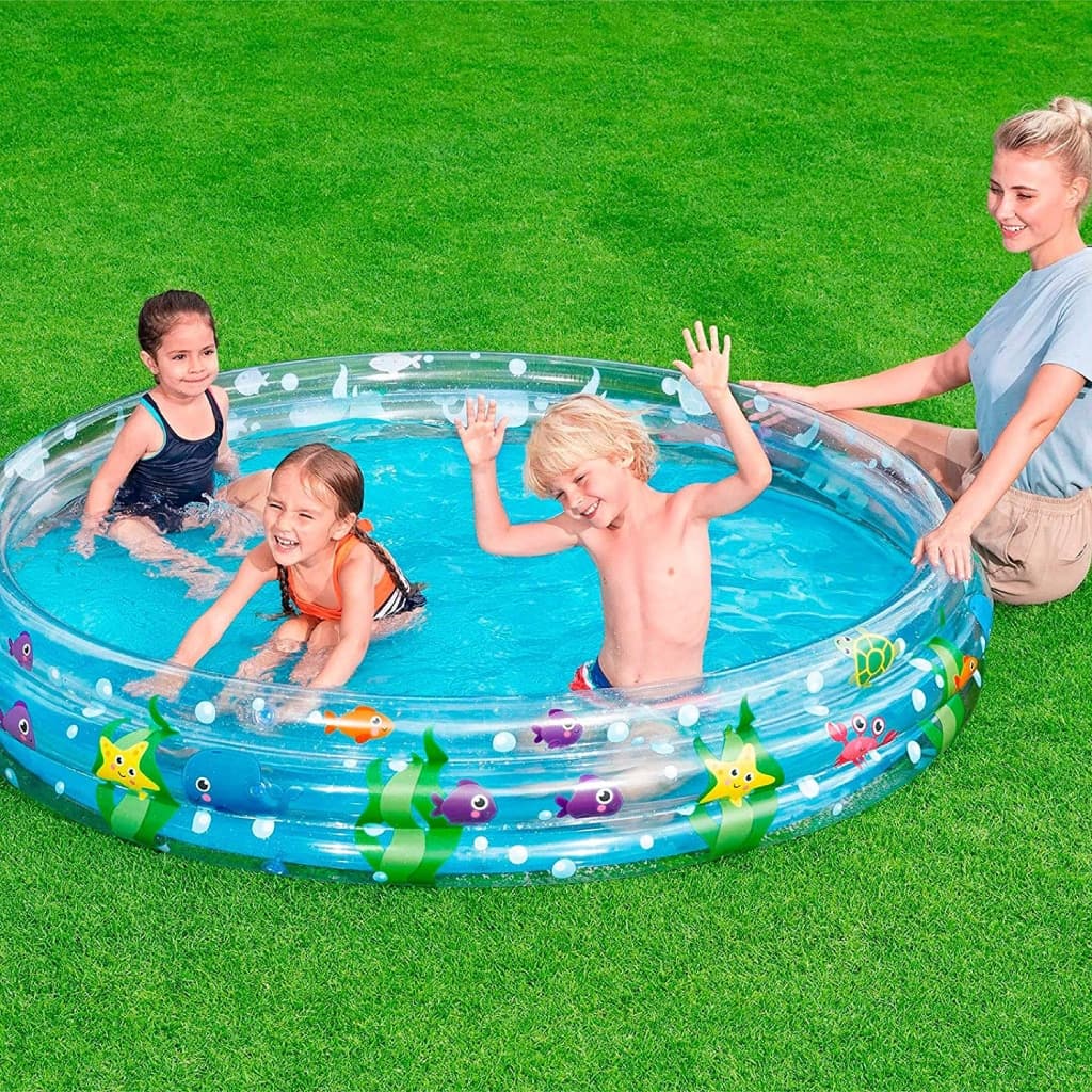 Piscine Gonflable Ronde Transparente Pour Enfants 183 x 33cm Bestway #51005 - Divers - صورة 5